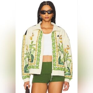 FARM Rio X Adidas Floral Bomber Jacket